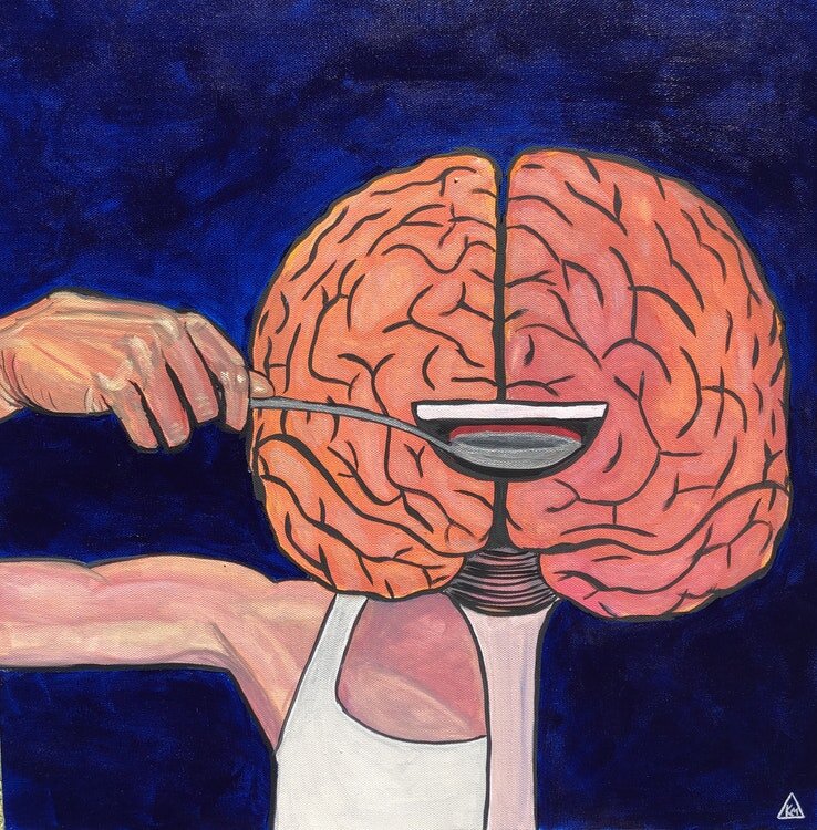 Starving Minds painting